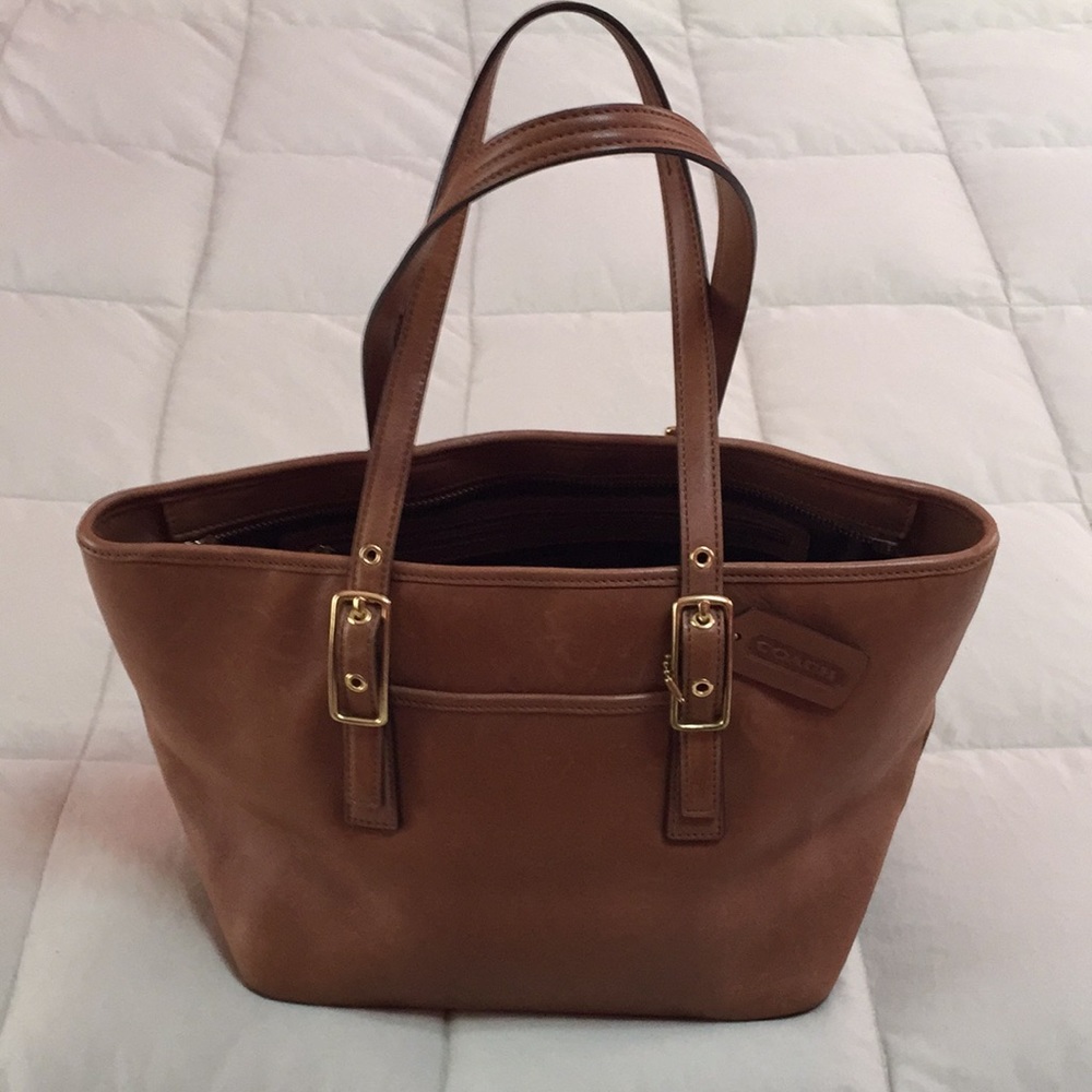 Coach Brown Leather Tote